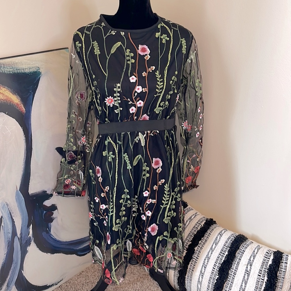 Light Embroidered Dress